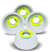 RUEDA BLANCA COPA CONICA 6" X 2" X 1-1/4" G46