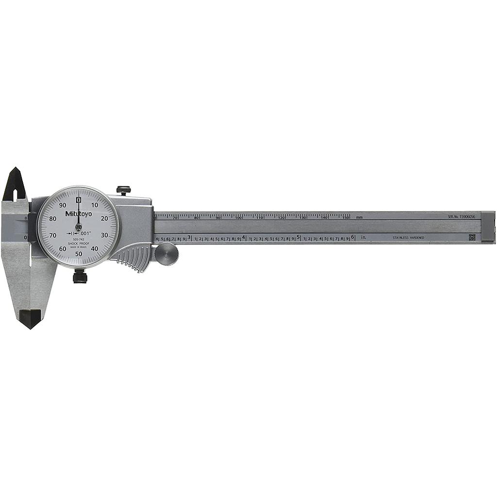 VERNIER DIAL DE 6" EN 0.001"