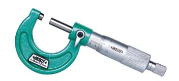 MICROMETRO P/EXTERIORES DE 0 - 25.00MM EN 0.01MM