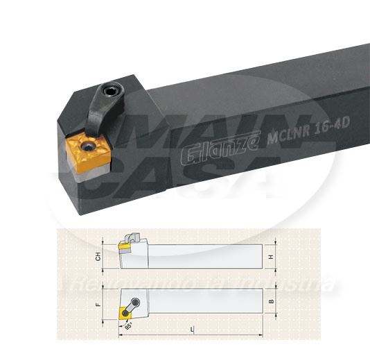 PORTA INSERTO P/FRESADO CNMG REC15-200-CN4-075