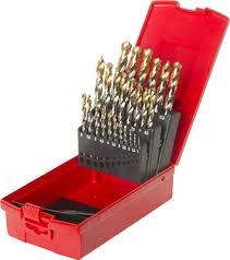 SET DE BROCAS HSS REV. TITANIO 1/16&quot; - 1/2&quot; (15 PZAS) A095
