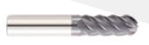 FRESA BOLA TUNGSTENO 1/8&quot; X 1/8&quot; X 1-1/2&quot; 4F DURANA