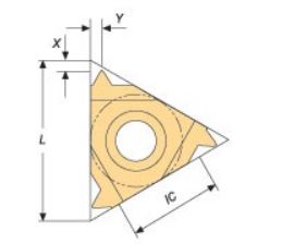 INSERTO P/ROSCADO 16 IR AG60 PH6920 (0.5 - 3.0MM / 48 - 8 TPI)