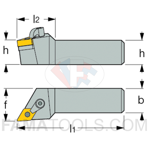 PORTA INSERTO P/TORNEADO 150A04R-IS90AD11E-C