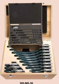 SET DE MICROMETROS P/EXTERIORES DE 0 - 6" DE 6 PIEZAS