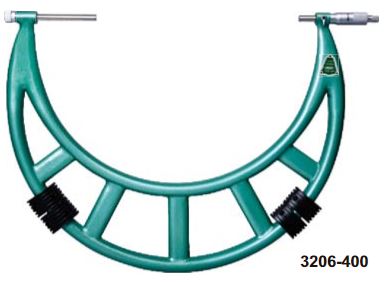 MICROMETRO P/EXTERIOR DE 300MM - 400MM CON PUNTAS INTERCAMBIABLES
