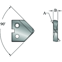 INSERTO P/TALADRADO Y SERIES T-A 11.00MM