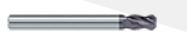 FRESA PLANA TUNGSTENO TORICA 5/8&quot; X 2&quot; X 6&quot; 4F XL RADIO 0.030&quot;