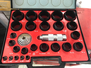 SET SACABOCADO 1/8&quot; - 2&quot; 27  PIEZAS