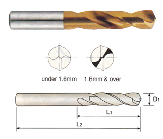 BROCA HSSCO 8% CORTA 16.00MM