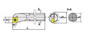 PORTA INSERTO P/TORNEADO INTERNO SI-SCLCR 10-3