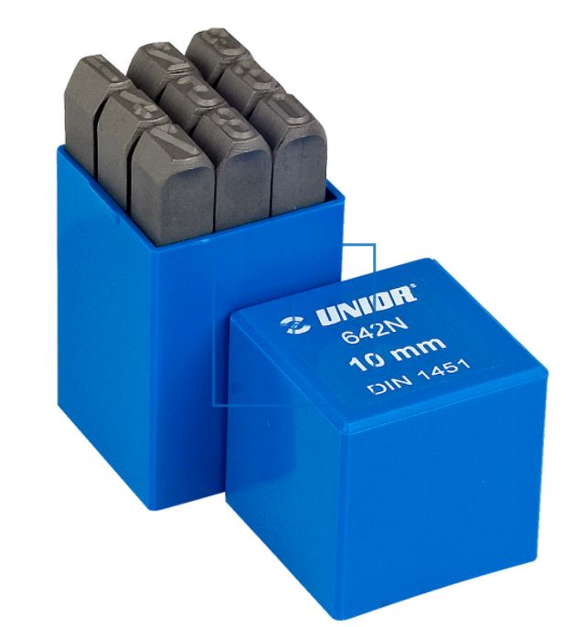 SET DE NUMEROS 0 - 9 6.00MM 9PZAS