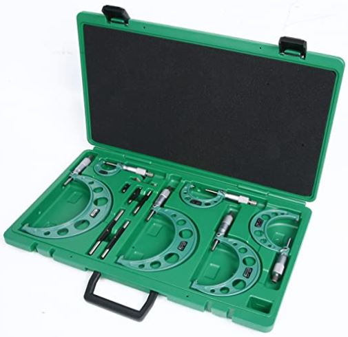 SET MICROMETRO P/EXTERIOR 0-6" EN 0.0001"