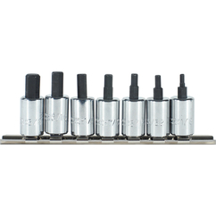 SET DE COPAS ALLEN 1/4&quot; - 5/8&quot; RAIZ 1/2&quot; 7 PIEZAS