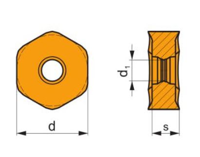 INSERTO P/FRESADO HNGX 0906ANSN-M:8215