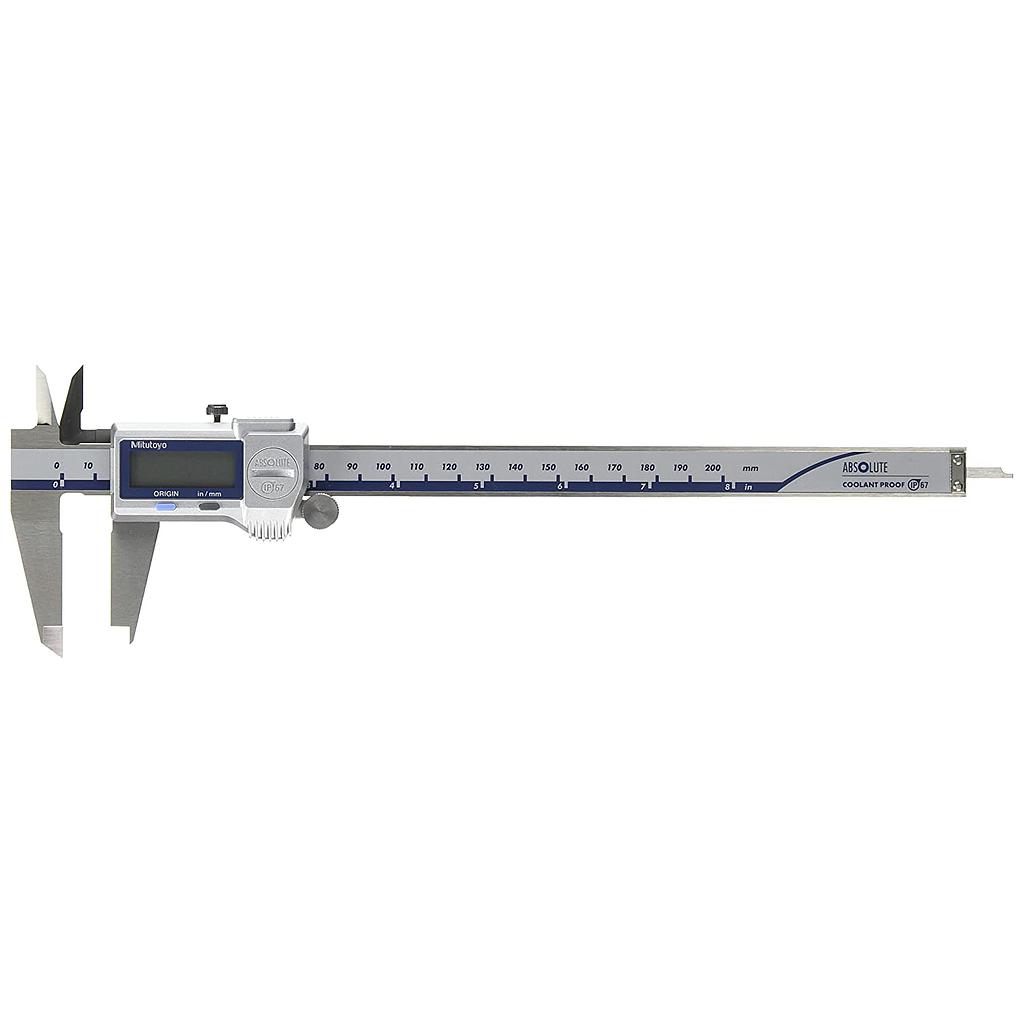 VERNIER DIGITAL IP67 DE 8&quot; PUNTAS DE CARBURO EN 0.0005&quot;/0.01MM