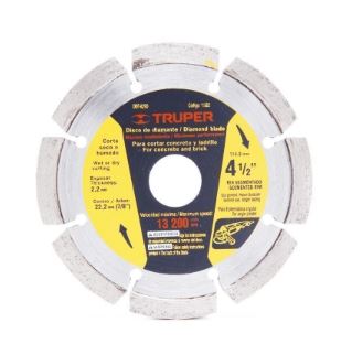 DISCO DIAMANTADO P/CORTE CONCRETO 4-1/2''