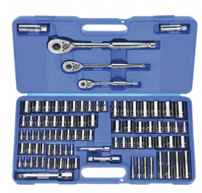 SET DE COPAS 1/4&quot; x 3/8&quot; x1/2&quot;  89 piezas