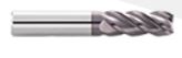 FRESA PLANA TUNGSTENO TORICA 10.00MM X 10.00MM X 50.00MM X100.00MM 4F RADIO 0.50&quot;